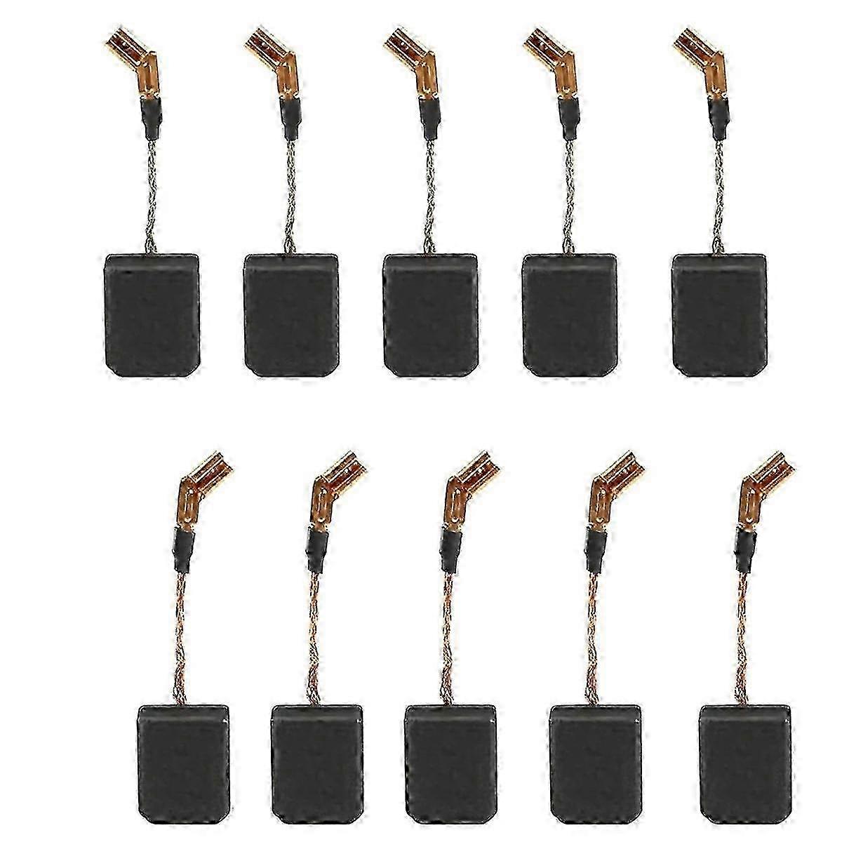 10-Pack Replacement Electric Motor Carbon Brushes for Angle Grinder