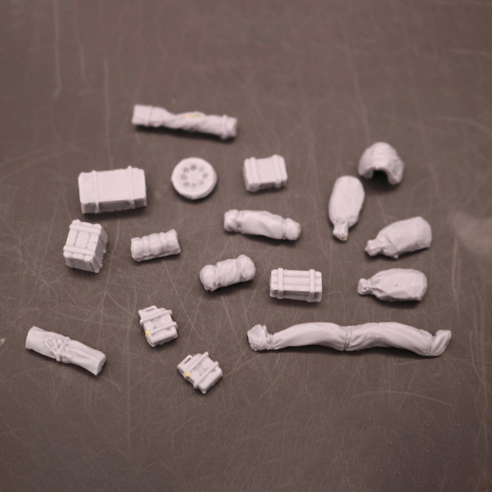 1/72 Scale Terrain Scenery for Tabletop Unpainted Decoration Mini Resin Model Ornaments Collectibles