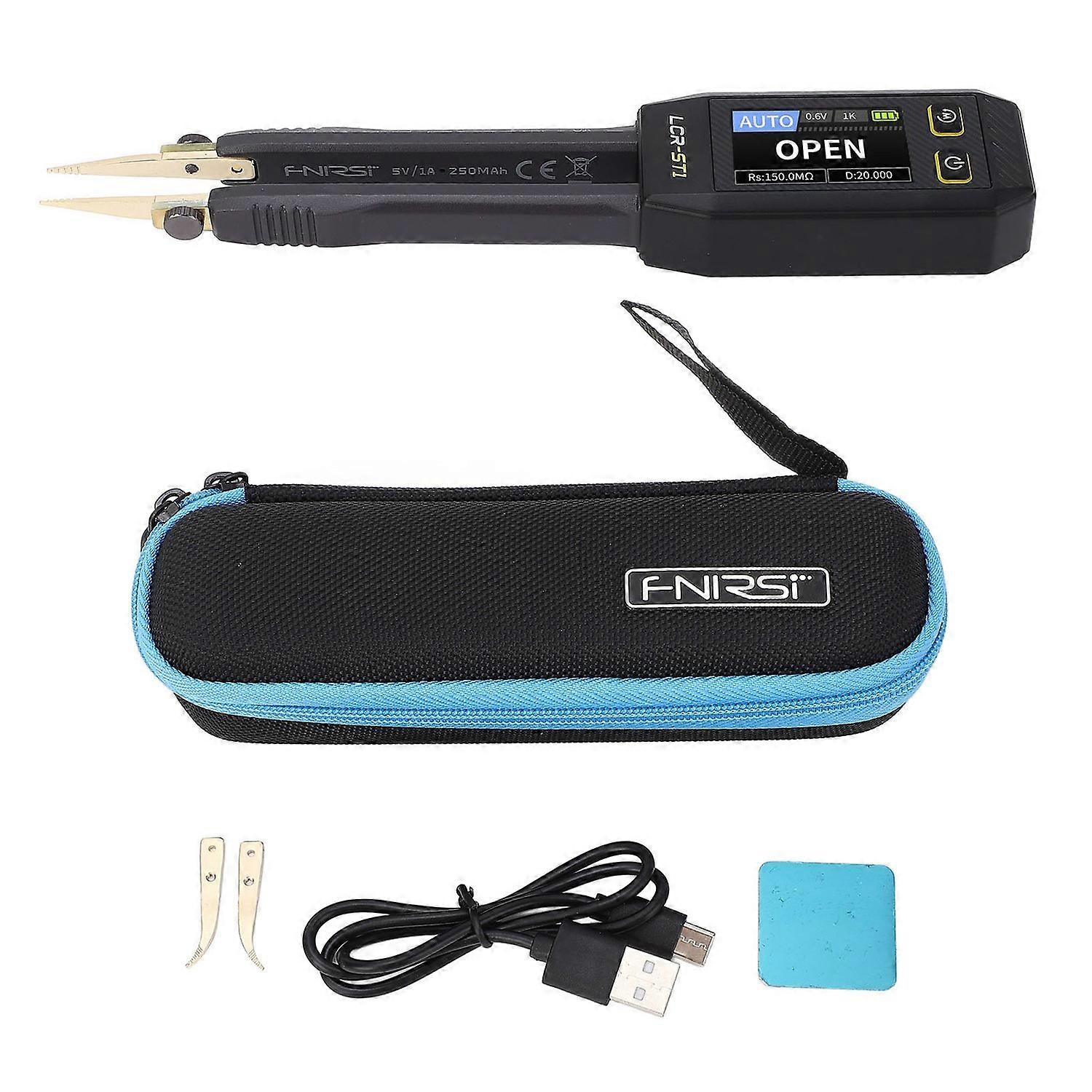 Digital Tweezer Tester High Accuracy Compact SMD ESR Handheld Multimeter Tweezer