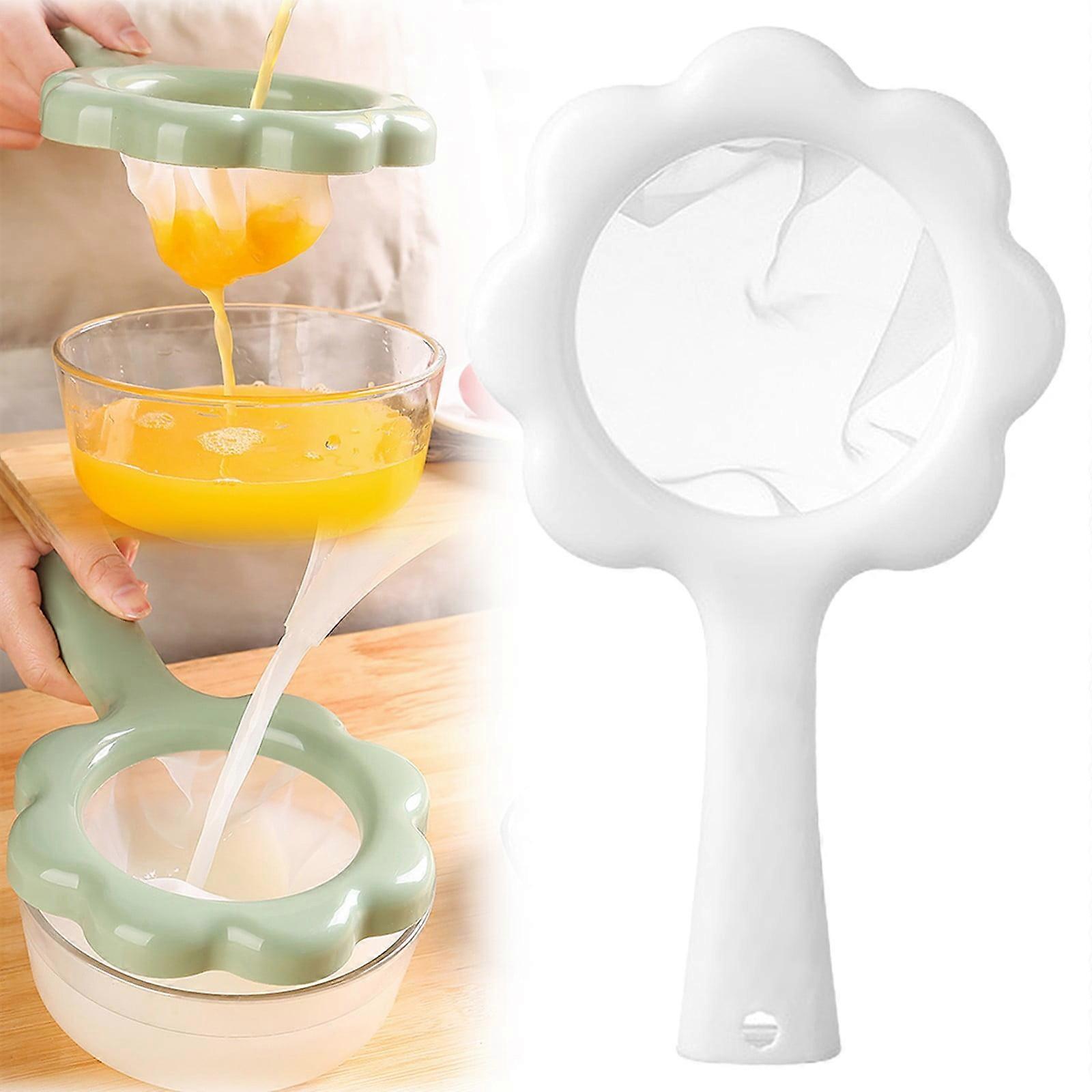 Kgfrsd Clearance! Kitchen Utensils Set, Sunflower Strainer 400 Mesh Soy Milk Juice Filter Colander with Handle, Strainers & Colanders