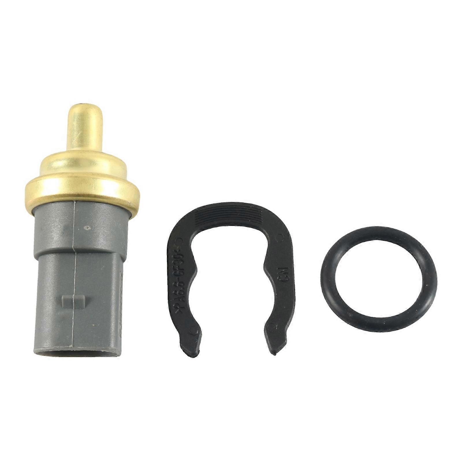 Engine Coolant Temp Sensor Replacement with Clip and Washer ABS Copper Material Wide Compatibility 1K0121049AN 03L121131 Multicolor