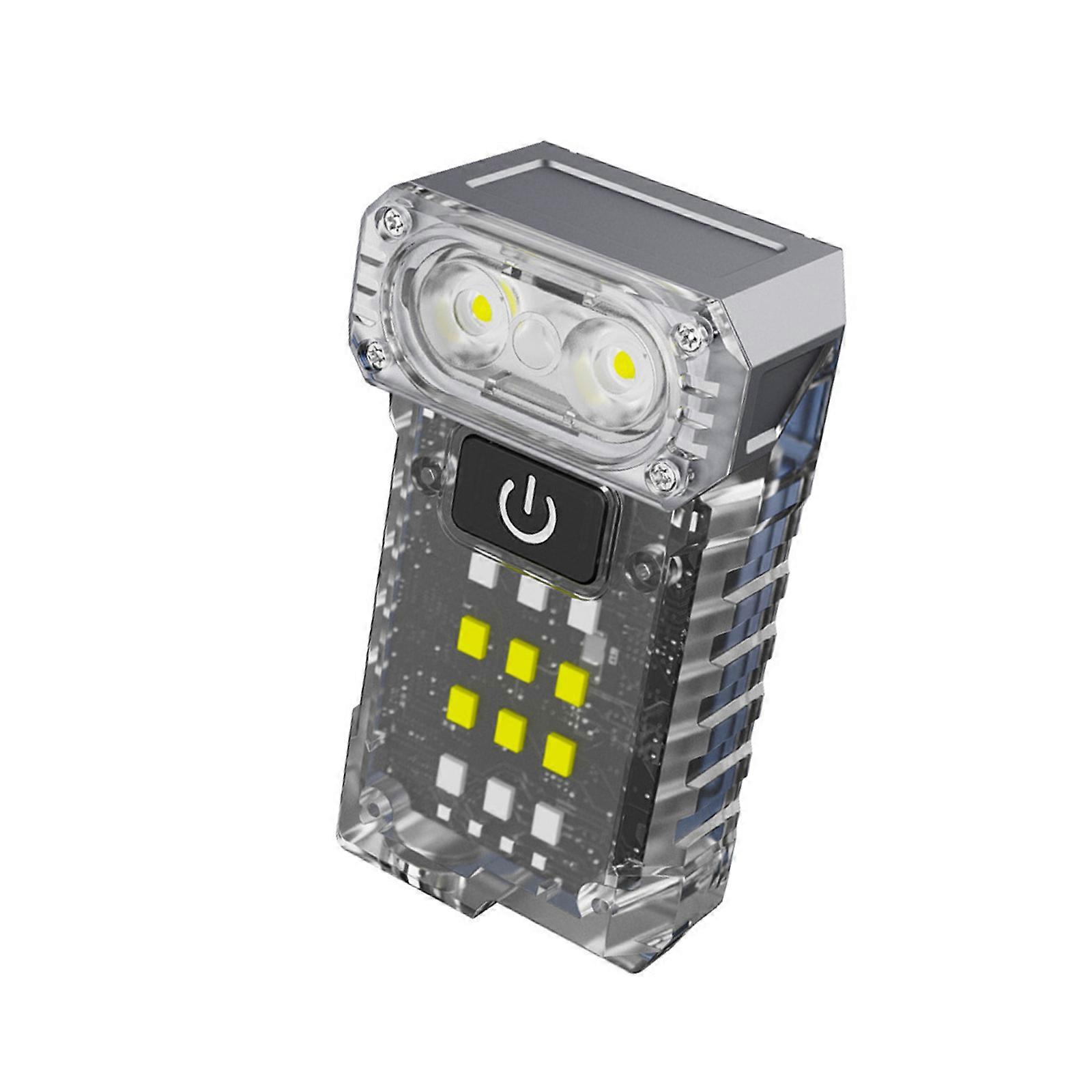 Professional Rotating Work Light Waterproof Inspection Lamp Pocket Led Flashlight Waterproof Outdoor Torch with Cap Clip Multicolor