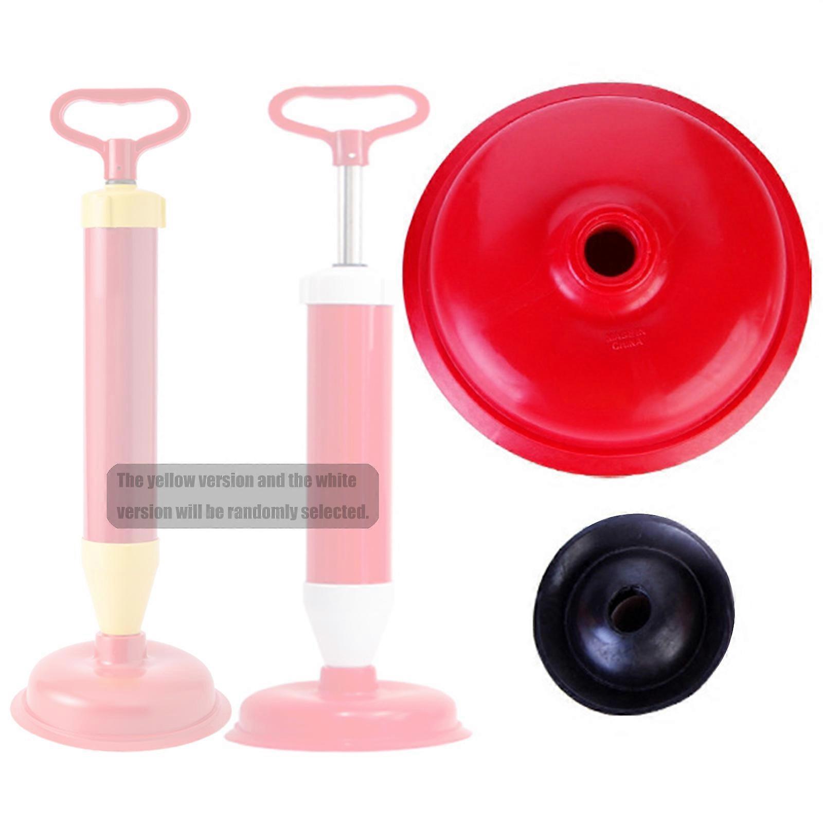 Powerful Toilet Drain Cleaner With Double Function Head Durable Construction Home Plumbing Tool Multicolor