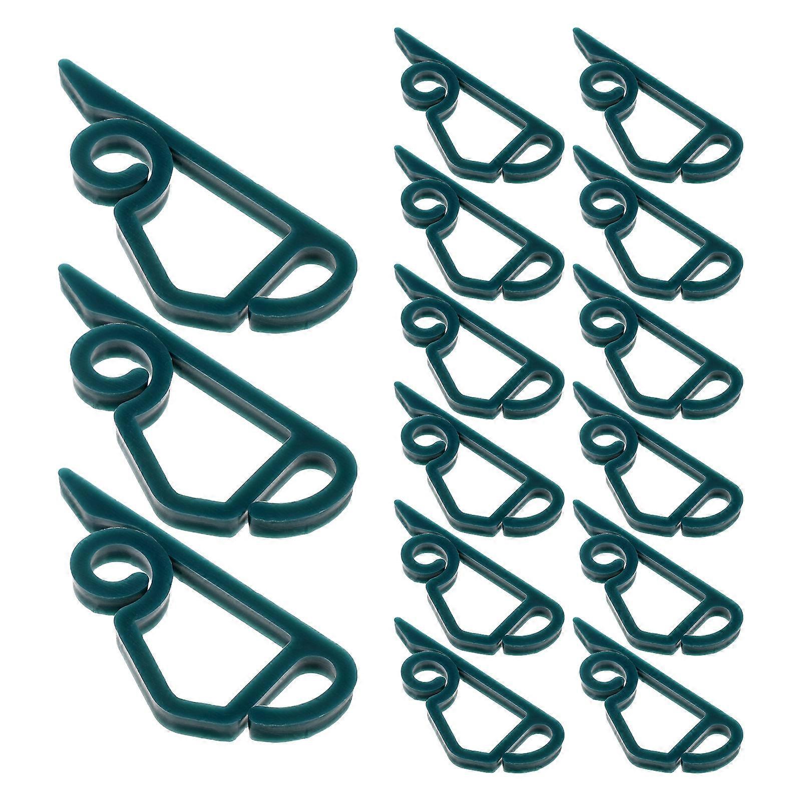 Holiday Light Clips Outdoor Gutter Hooks for Xmas String Lights 100Pcs