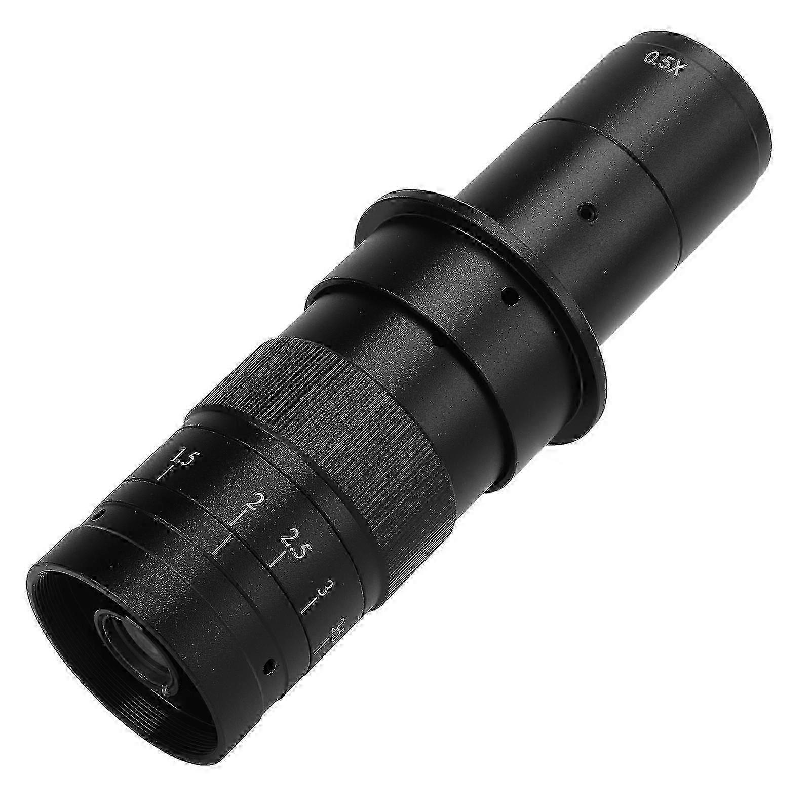 180X Zoom Monocular Lens 25mm C Mount Alloy Lens for VGA USB Industrial Video Microscope Camera - High Definition Image and Easy Installation