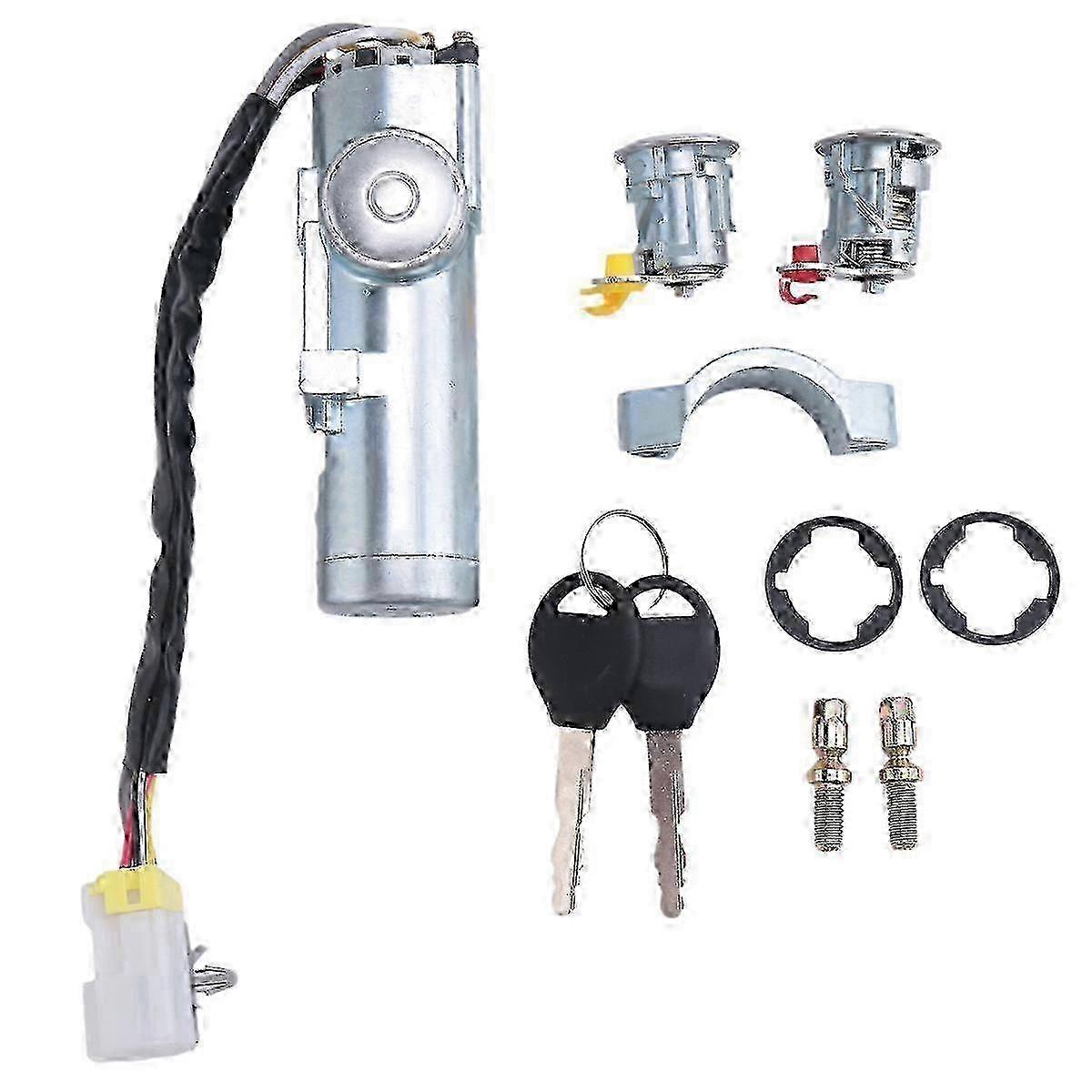 Navara D22 1997-2004 Car Ignition Switch & Door Lock Set with 2 Keys