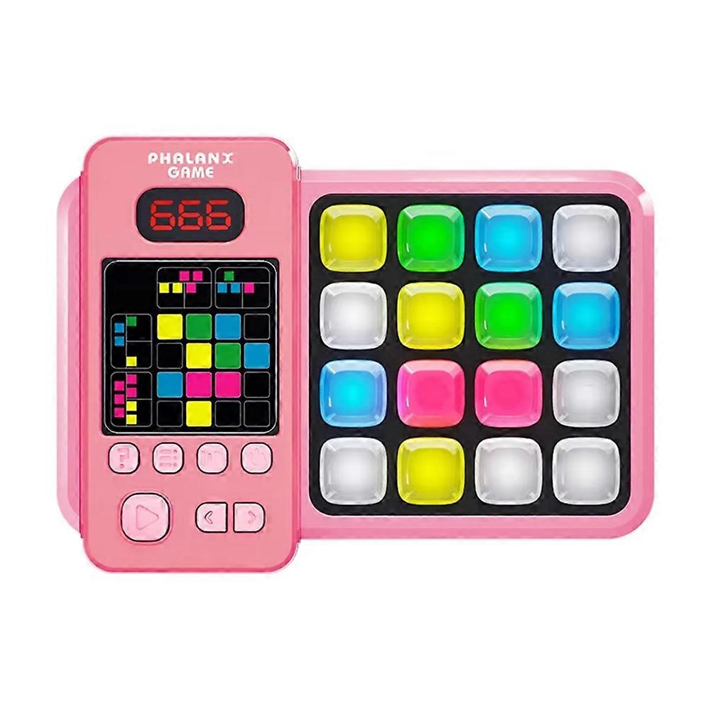 Portable Children'S Palm Puzzle Challenge Game Machine Speed Push and Play Logic Thinking Fidget Sensory Toy