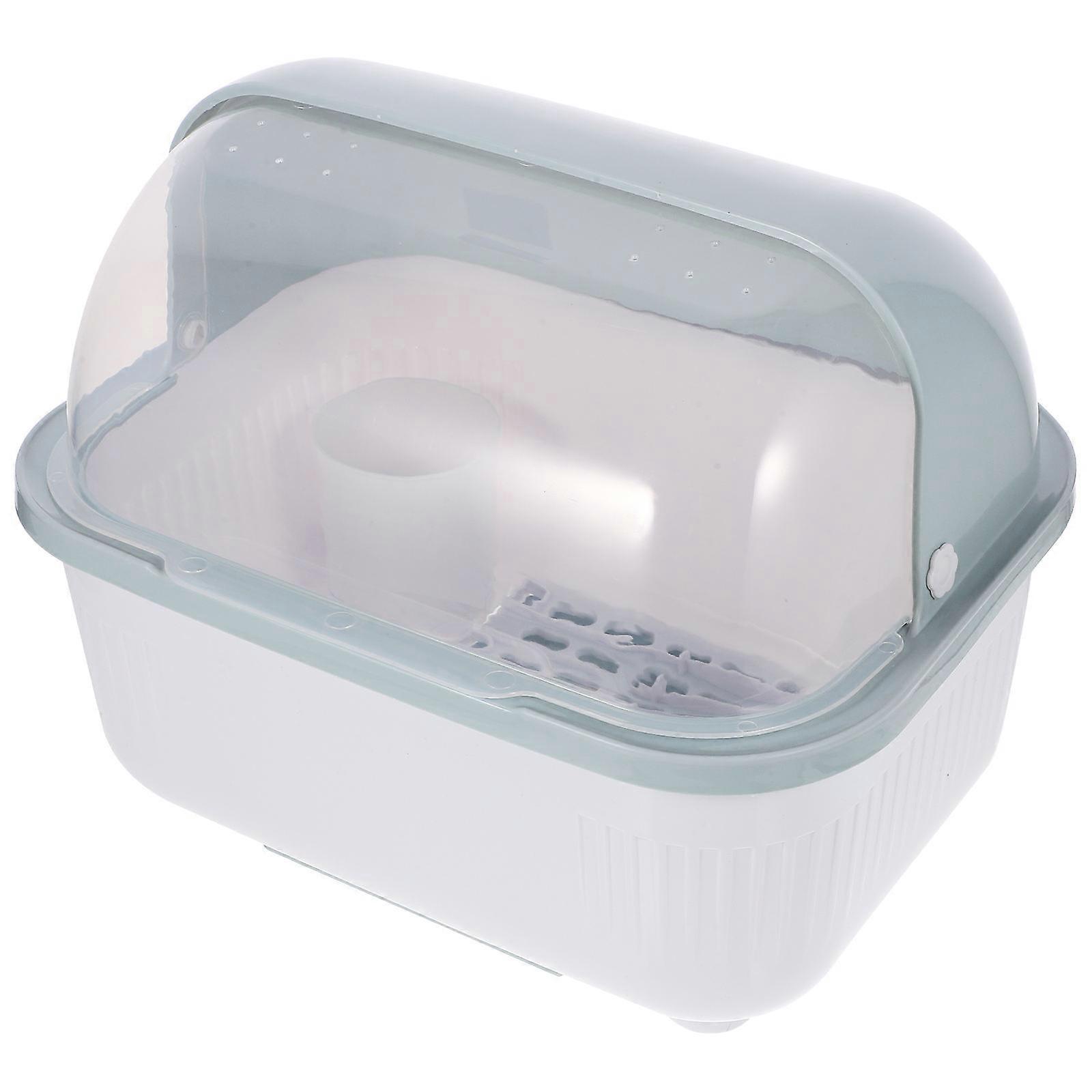 Home Use Kitchen Dish Drying Storage Box with Covered Lid