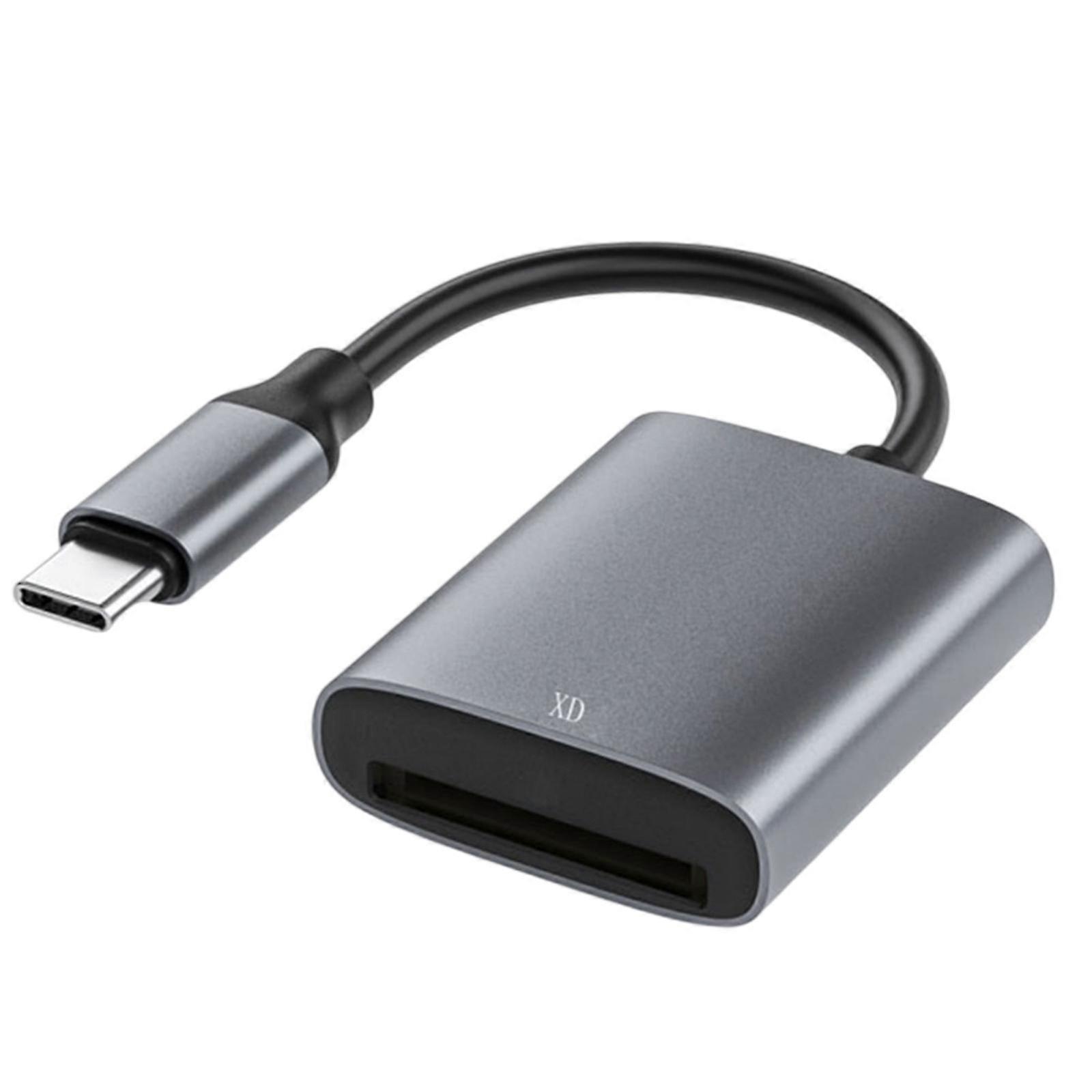 Memory Stick Card Reader Memory Stick Adapter USB C for XD Card Reader for Camera Game Trail Camera Phone Tablet Laptop Black
