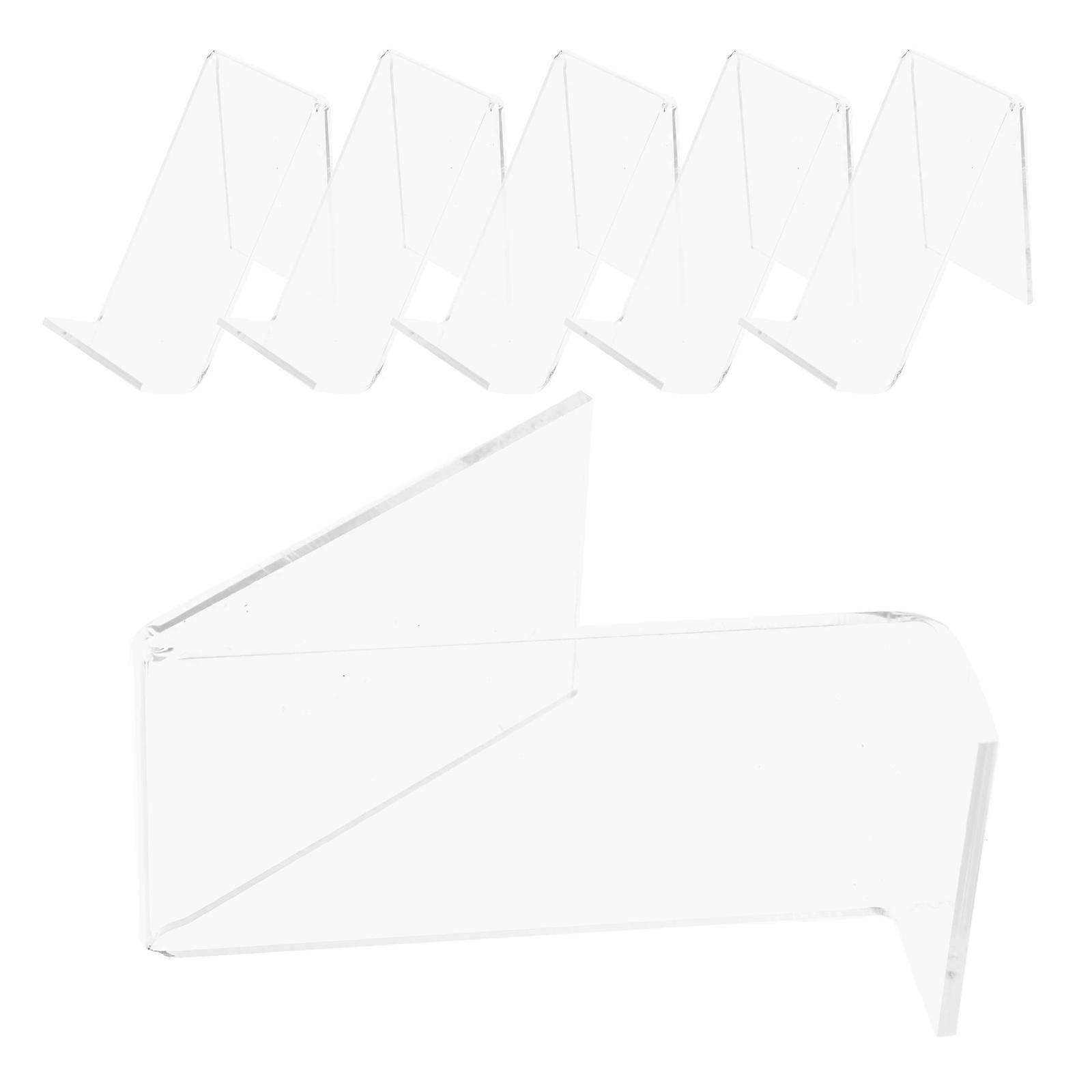 Kids Shoe Display Rack Acrylic Stand for Shoe Display Holder 6Pcs Set