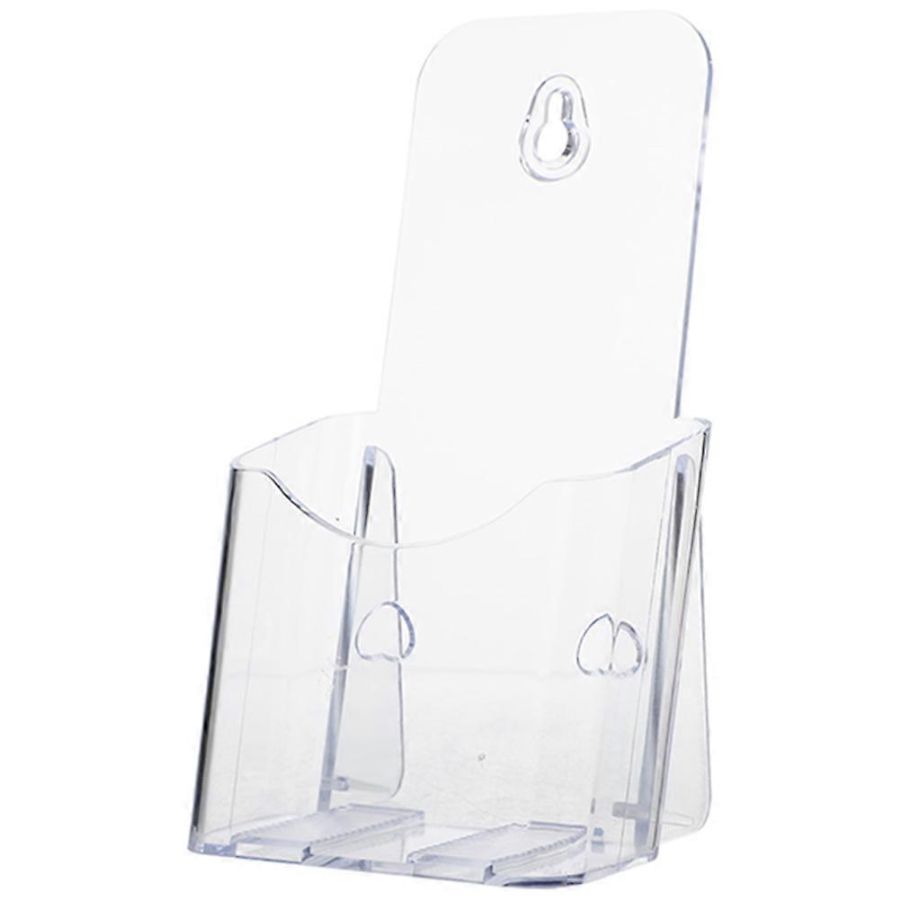 Acrylic Display Rack Wall Mounted Document Holder for Storage Transparent