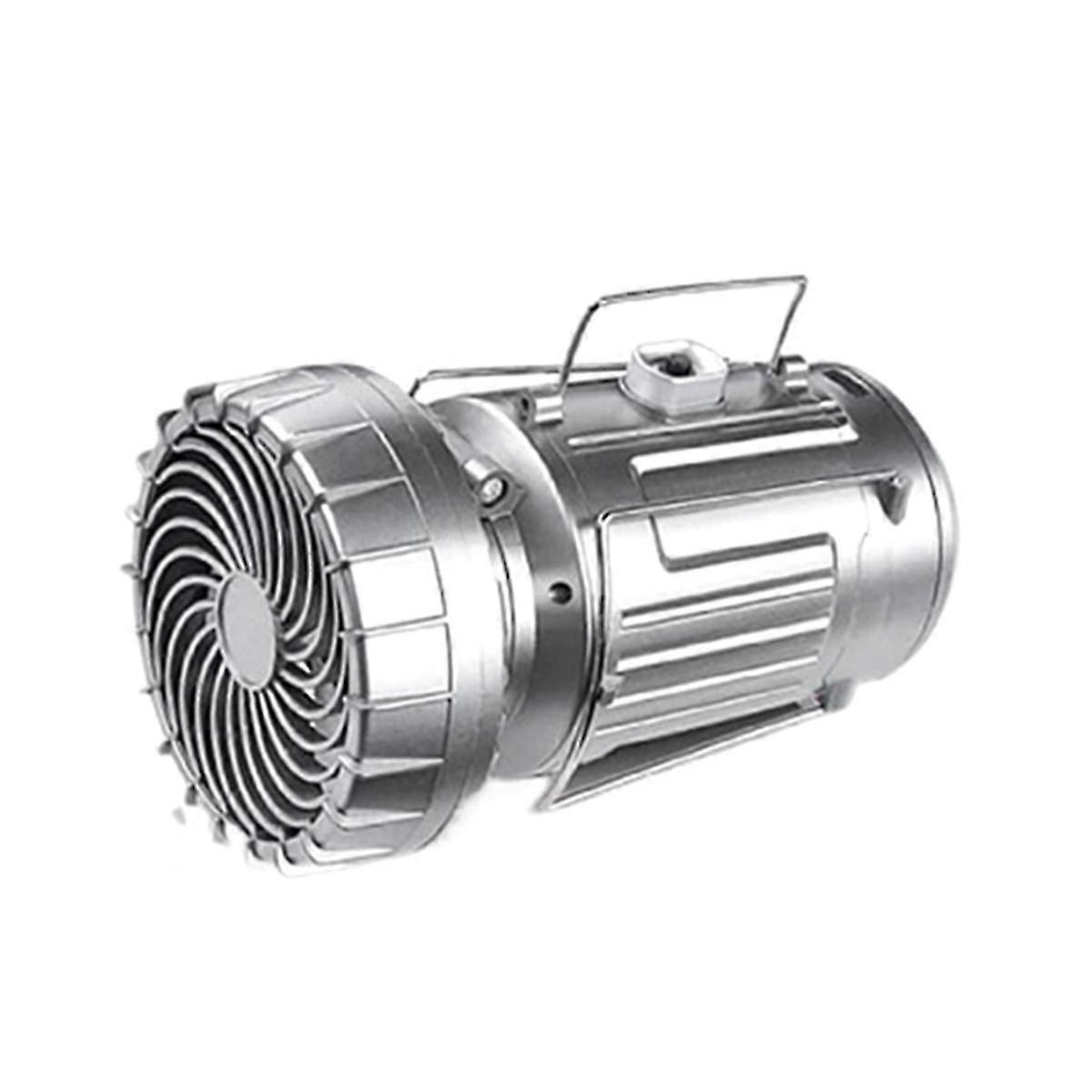 فانوس التخييم الشمسي مع مروحة ، شحن مصباح يدوي في حالات الطوارئ للهاتف ، كاميرا محمولة USB قابلة لإعادة الشحن