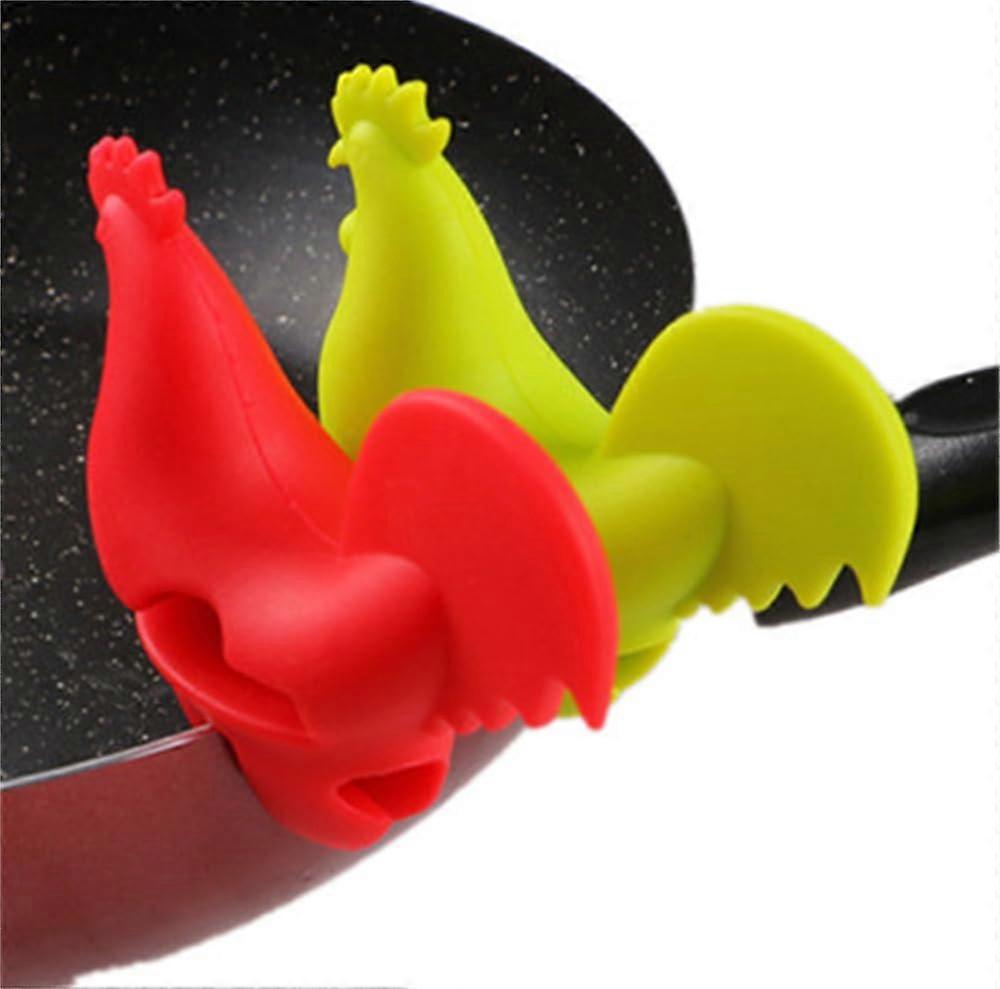 Silicone Spoon Rest for Stove  with NonSlip Utensil Holder and SpillProof Lid Lifter