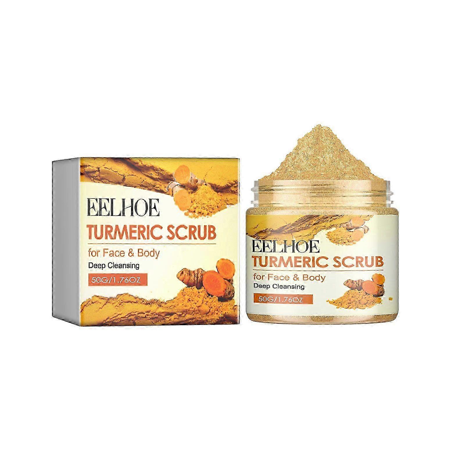 Turmeric Scrub effectively exfoliates rough skin
