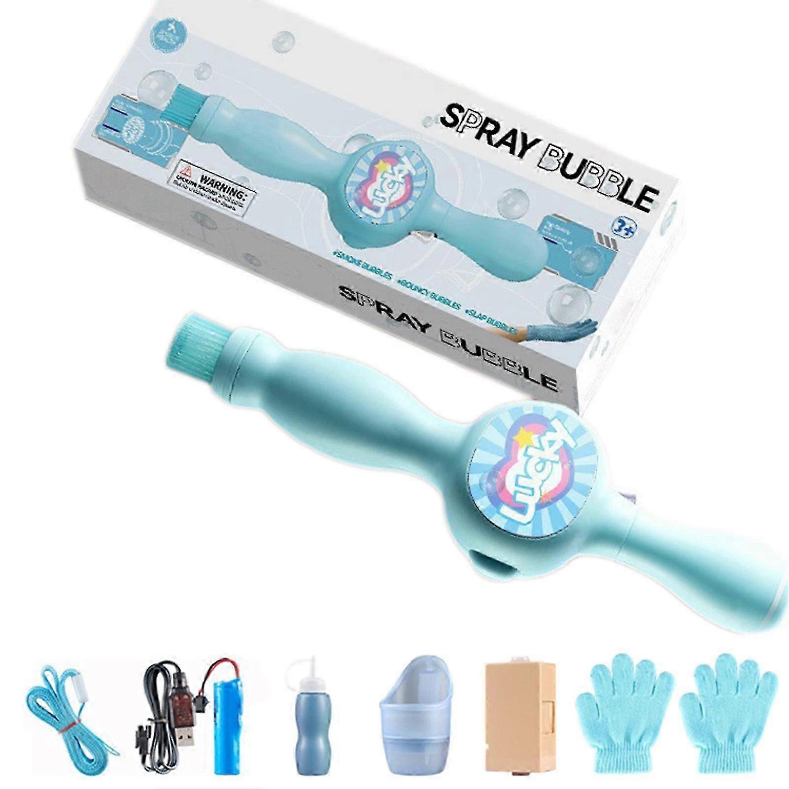 Puff-Pop Bubble Maker Magics Bubble Makers Elastic Bubble Fog Wand Kit for Boys Girls New Arrival