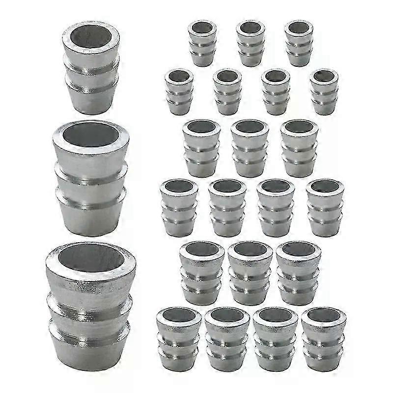 A84E-21 PCS Extended Round Axe-Handle Wedge Safety Metal Wedge Hammer Handle Wedges Steel Wedge (055/063/071Inch)