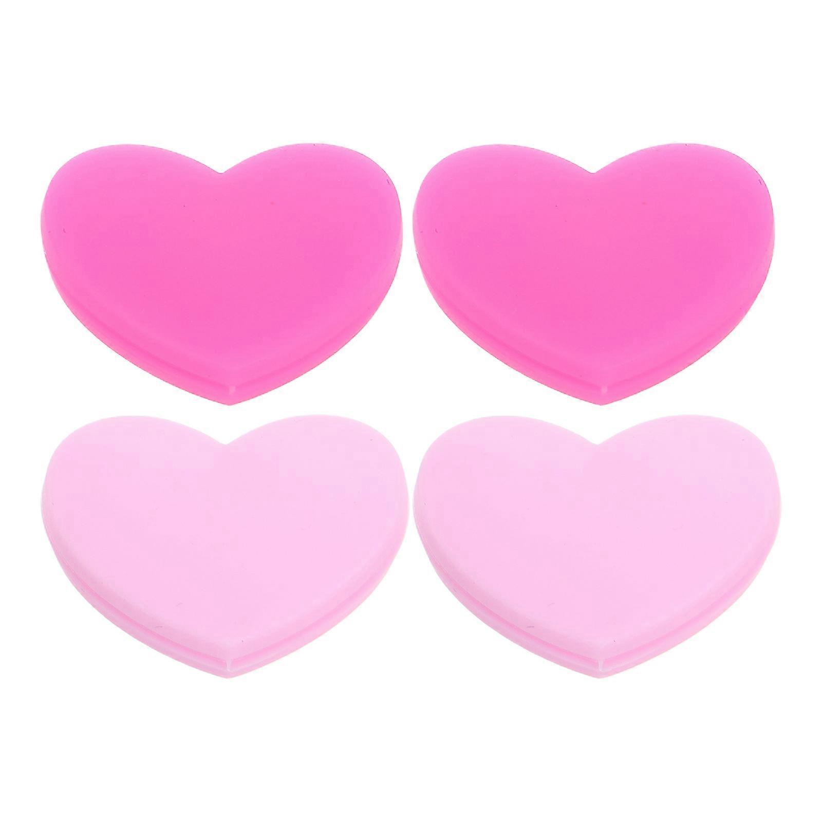 Silicone Tennis Vibration Dampener Heart Design to Reduce Racket 4Pcs