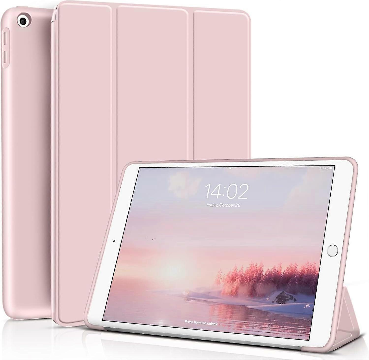 Case for compatible with iPad 9th Generation 2021 10.2 inch, compatible with iPad 8th/7th Gen 2020/2019, Without Pencil Holder, Soft TPU Back