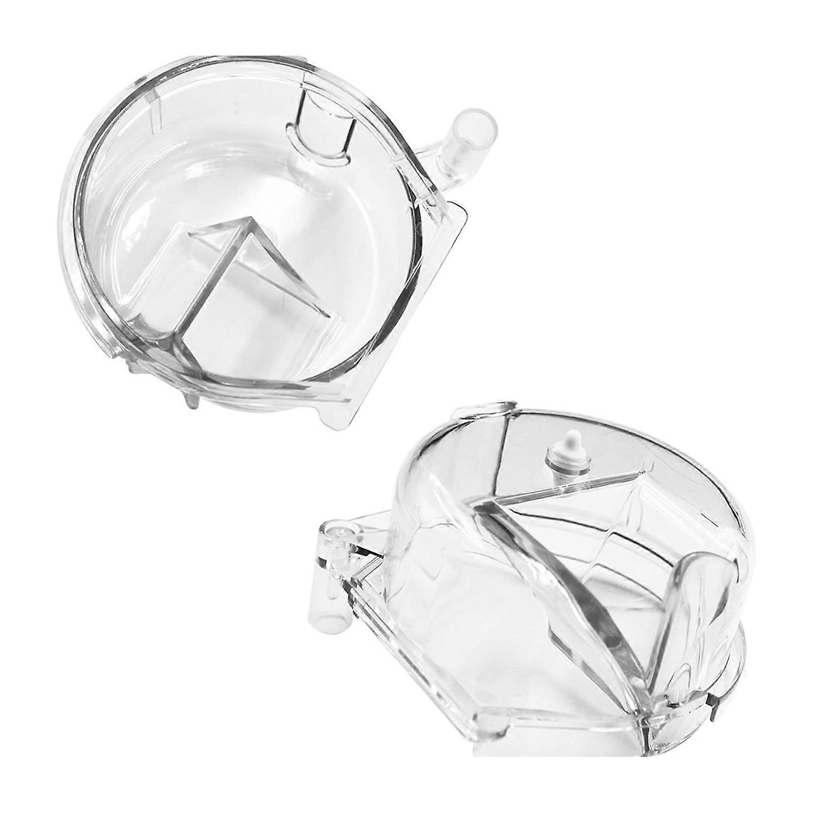 Set of 2 Plastic Clear Grinder Assembly Lid Suitable for Multiple Coffee Maker Models for Enhancing Brewing Experience Multicolor