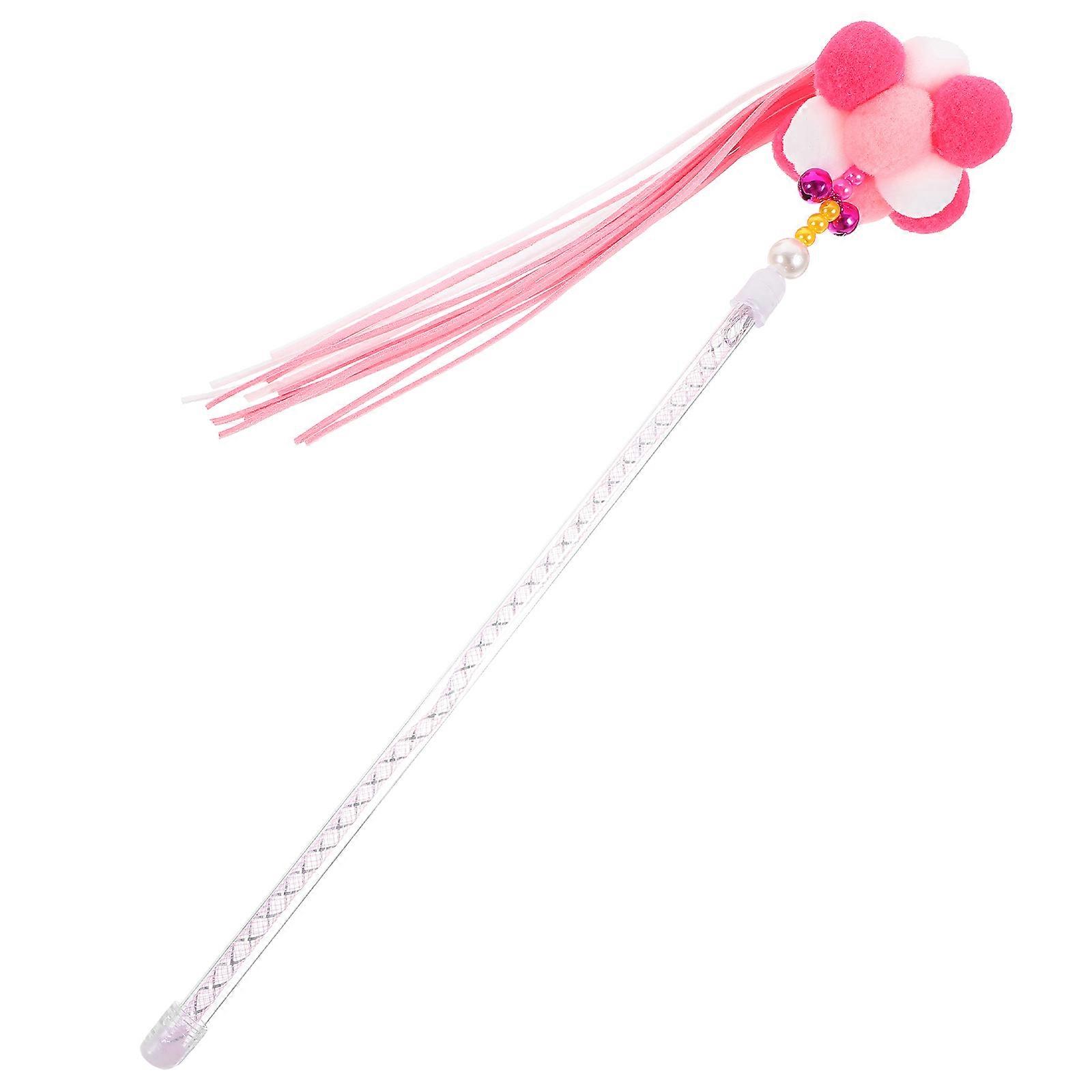 Cat Teaser Wand Toy for 1 Kitten Teasing Stick