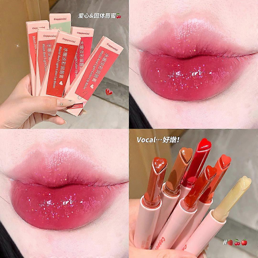 Cappuvini Moisturizing Solid Lip Gloss, a cosmetic product with a mirror-like, glossy finish, perfect for makeup and lipstick.