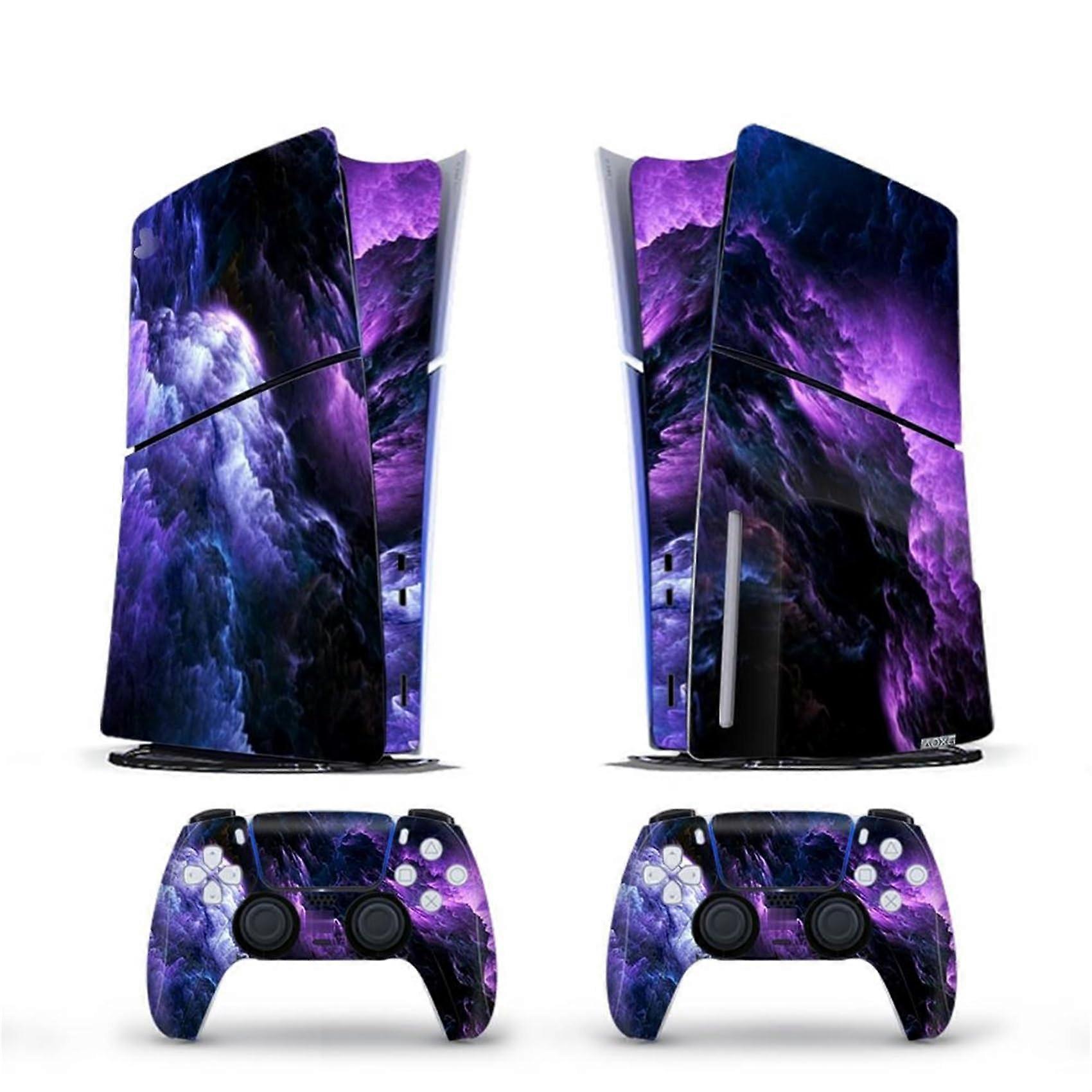 Anti Scratch For PS5 Slim Skin Disc Edition Digital Edition Console Controller Vinyl Cover Skins Scratch Resistant