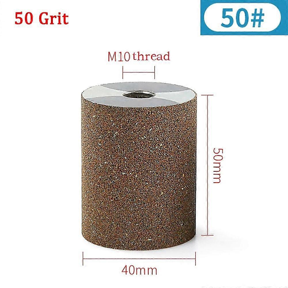 Meuleuse d'angle de Type 100, roue de polissage diamant, outils abrasifs, filetage M10, t��te de meulage cylindrique, grain 50/100/200, 1 pi��