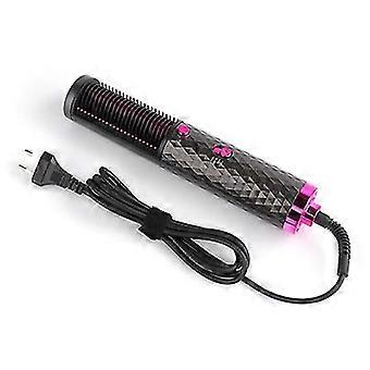 Lofamy 3 in 1 Multifunktionale Styling Kamm Heißluftbürste Haarglätter Lockenwickler Curling Eisen Gerade Haartrockner Styler