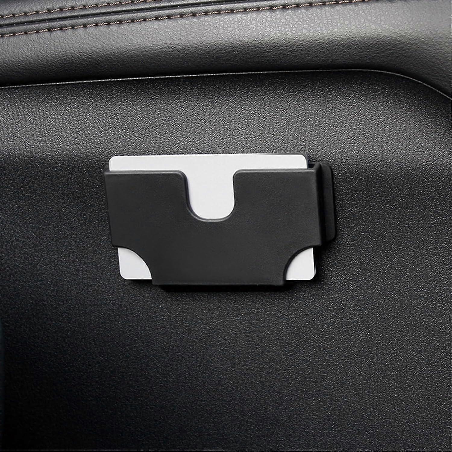 Car Card Holder SelfAdhesive MultiFunction Elastic Credit Card Organizer with Quick Access