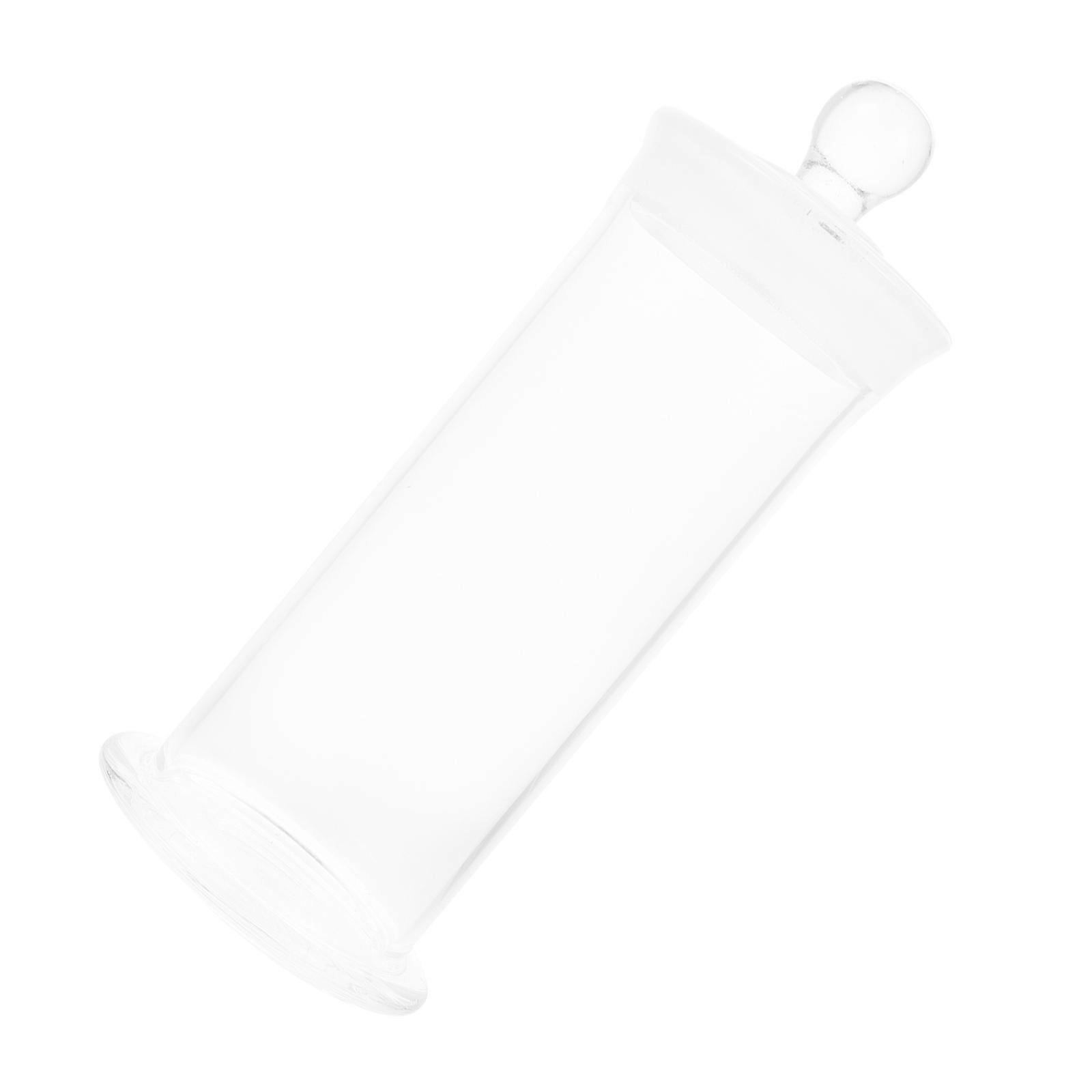 Glass Sample Bottle Laboratory Storage Bottle with Lid 1Pcs for Experiments