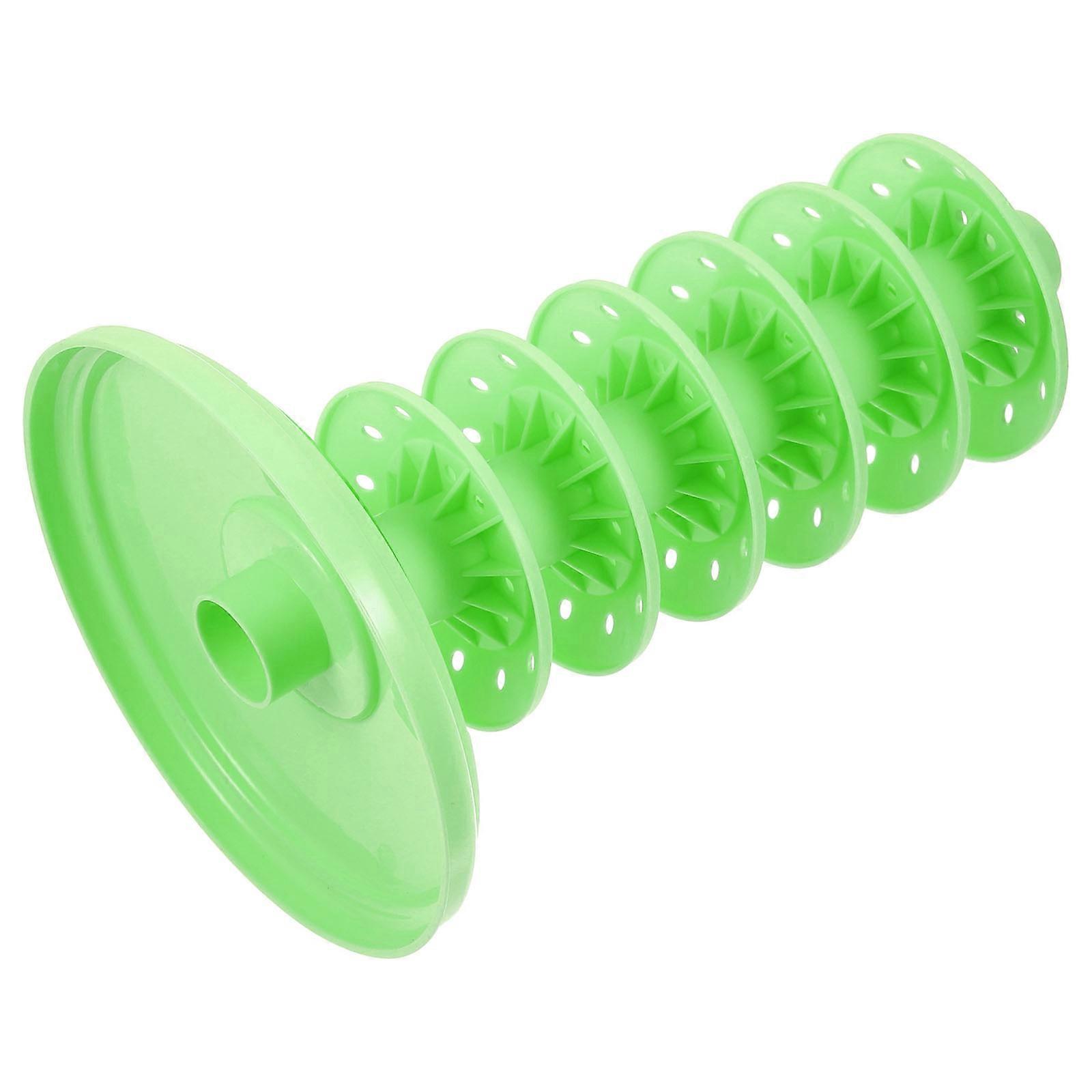 Lollipop Rack Green Multi-Hole Display Stand for Candy