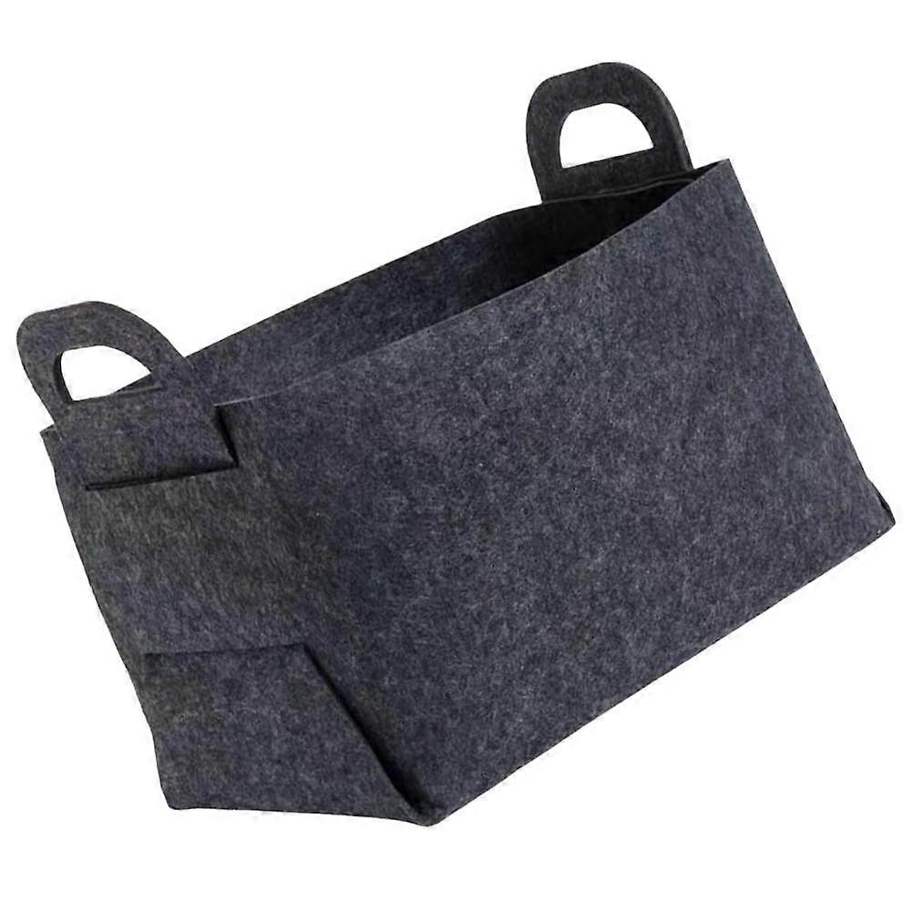 Clothes Storage Container Foldable Felt Sundries Storage Basket 1 Piece
