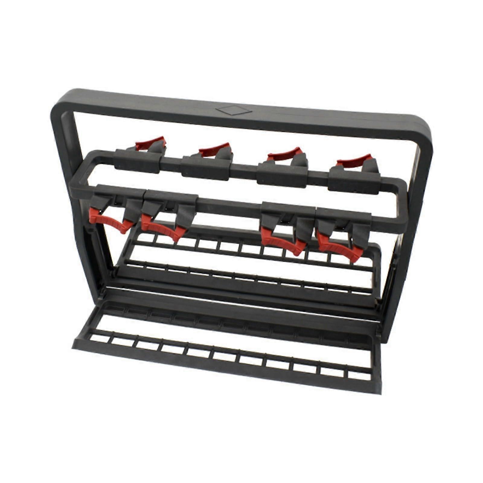 Dishwasher Glass Rack with Adjustable Stemware Holder for Secure Long Stem Glasses Cleaning