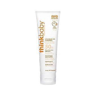 Baby Spf 50+ Baby Mineral Sunscreen Safe, Natural Sunblock For Babies - Water 25-26