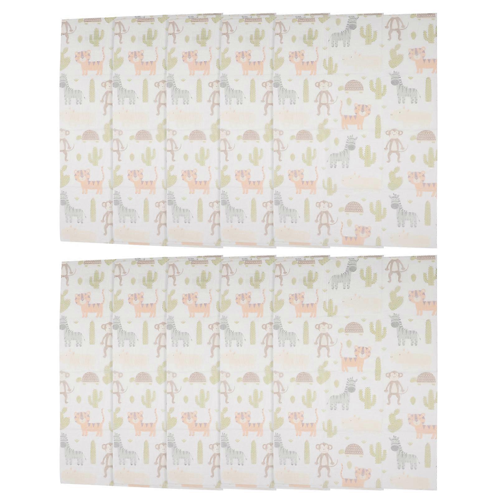 Disposable Table Mats Place Mats For Dinner Table Multi 42x30cm Insulation Pad 10Set