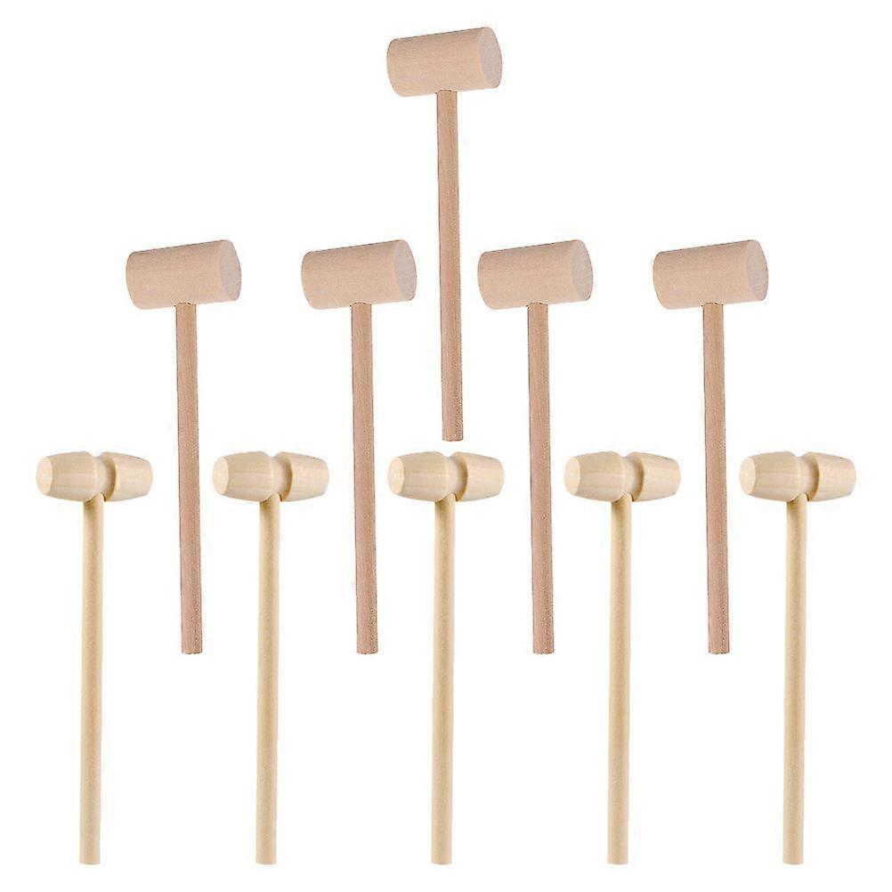 Small Hammer Toy Wooden Mallet Set for Kid Includes 20Pcs Tools