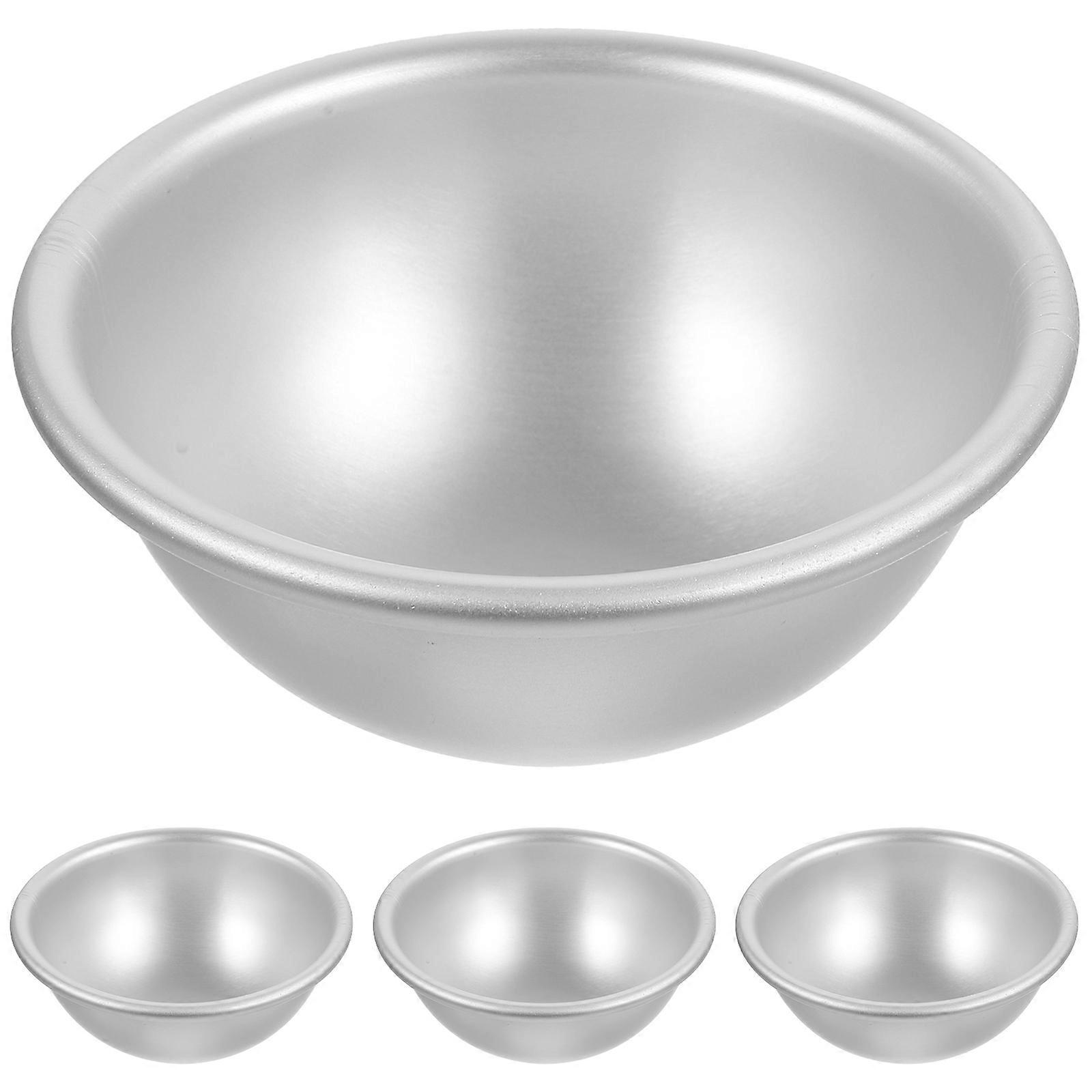 Practical Aluminium Alloy Hemisphere Cake Mold for DIY Cake Making 16Pcs