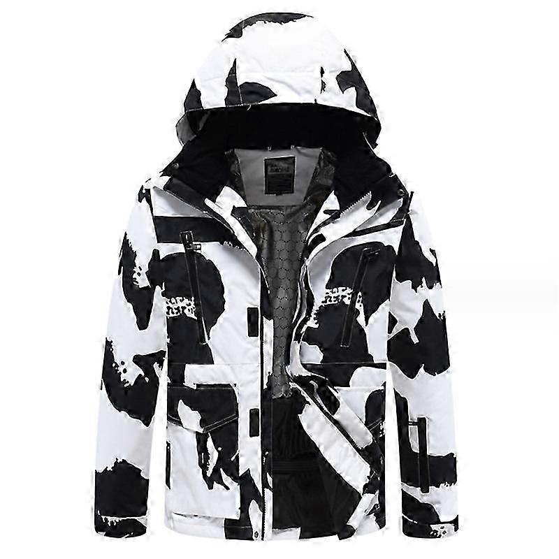 Waterproof Winter Coat for Men Hooded Ski Jacket