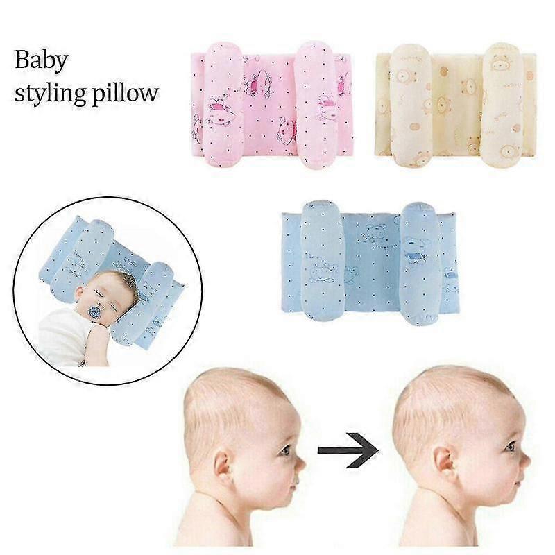 Baby pillow for flat head prevention soft