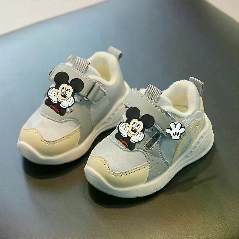 Disney Spring/Fall New Kids Sneakers Mickey Mouse Minnie Soft Sole Baby Toddler Shoes Winter summer Casual Shoes for Boys Girls
