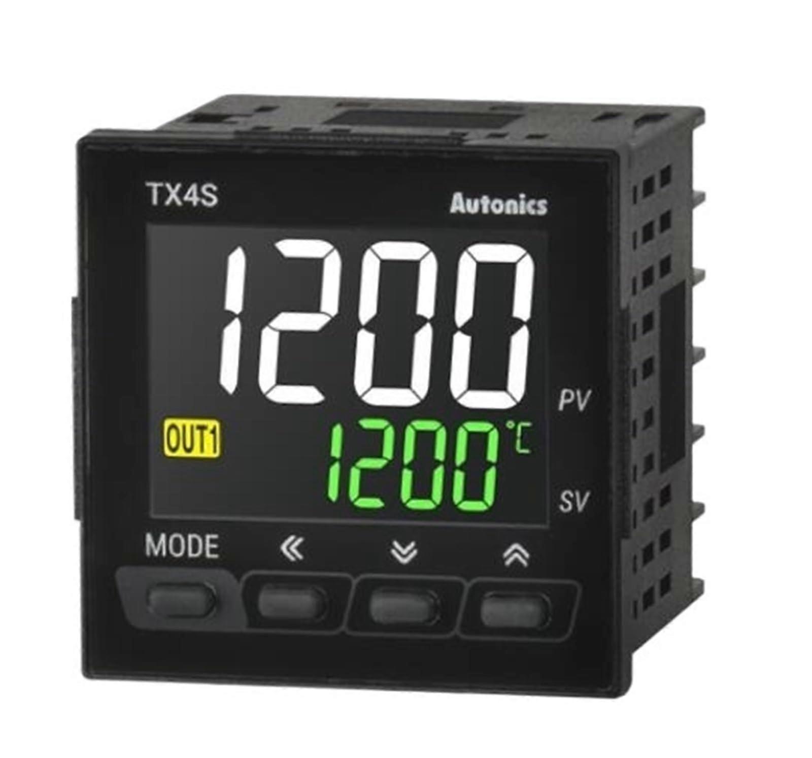 PID Temperature Controller 1/16 DIN LCD Display with SSR Output and Dual Alarm, 100240V