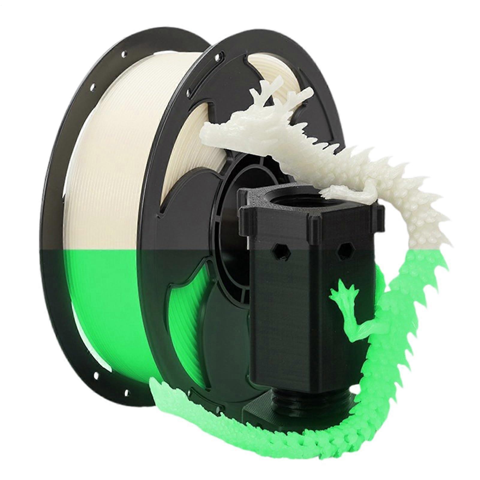 Rainbow 3D Printer Filament with Glow Effect, Multicolor PLA Spool, EcoFriendly  Precision