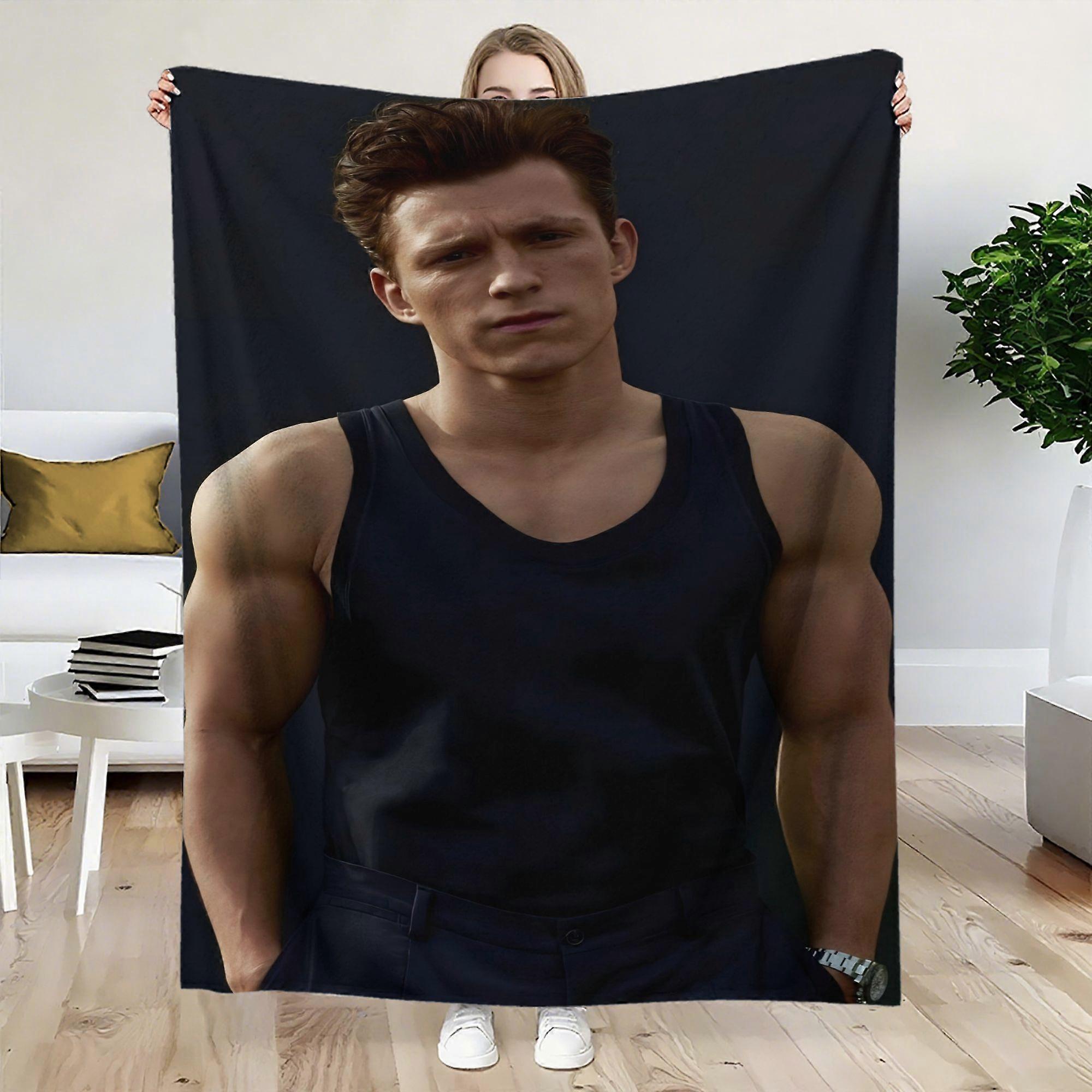 Tom Holland Luxurious Flannel Blanket  Soft Lightweight