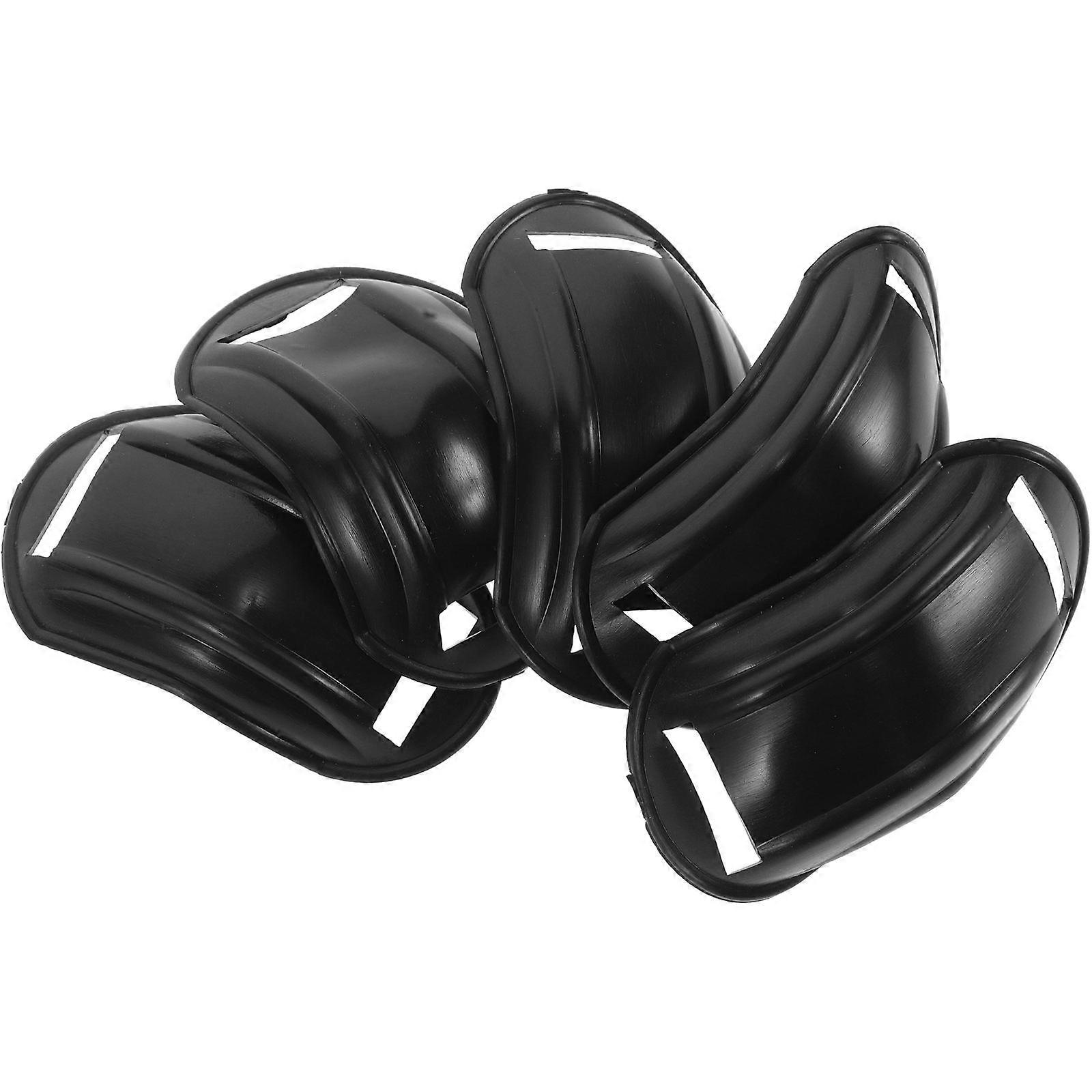 Black Chin Pad Chin Protector for Motorcycle Use 10Pcs Set