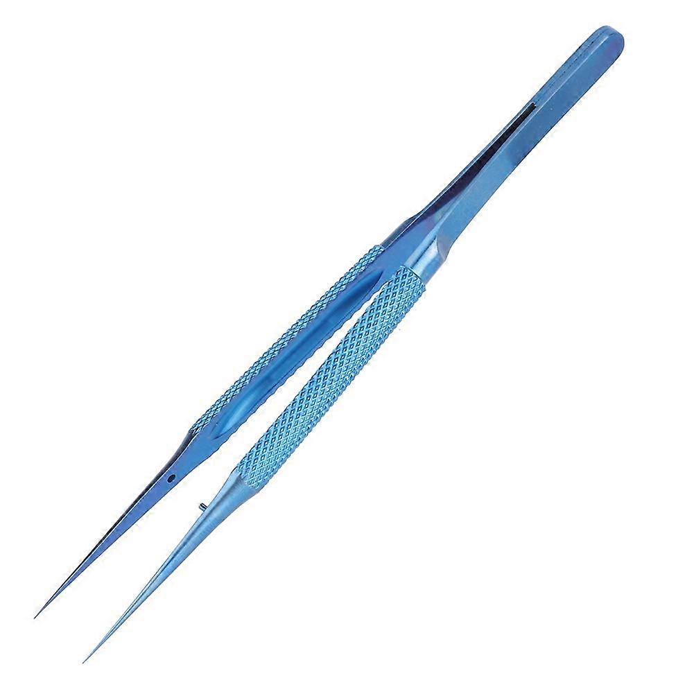 Titanium Alloy Tweezers 0.15mm Precision Straight Pointed for Microscope  AntiBend