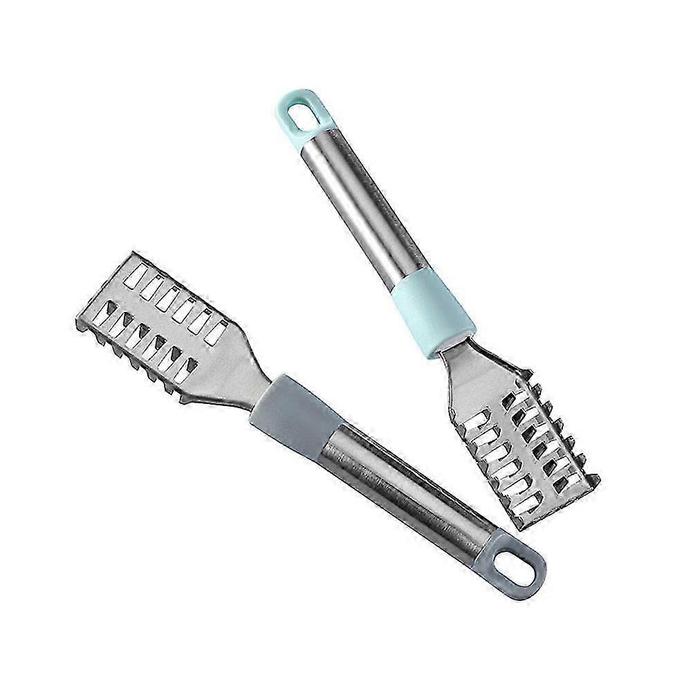 Scale Removal Fish Scale Removers Practical Design For Home Use Stainless Steel Material 2Set