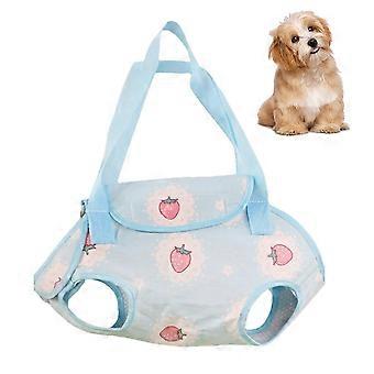 Trasportino per gatti con cinghie regolabili, borsa da viaggio pieghevole e traspirante per animali domestici, per esterni e interni