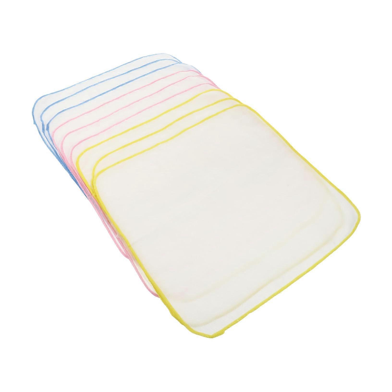 9pcs Cotton Gauze Burp Cloths for Newborns Soft Absorbent Full Shoulder Coverage