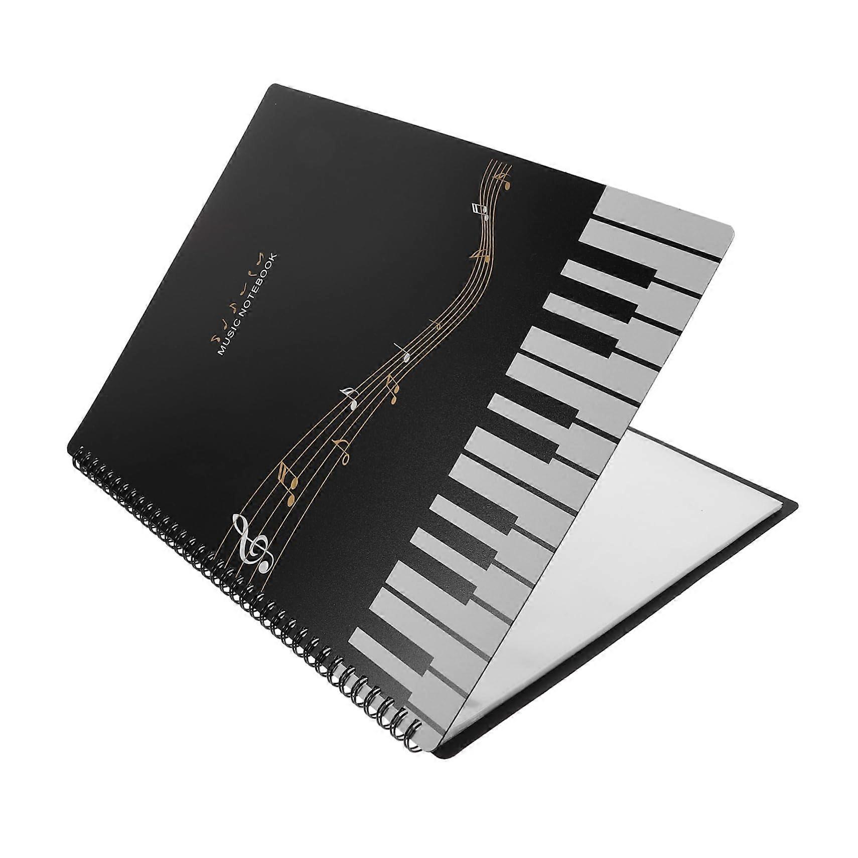 A4 Sheet Music Folder Plastic with Secure Sheet Protection and Easy Page Flipping for Orchestra