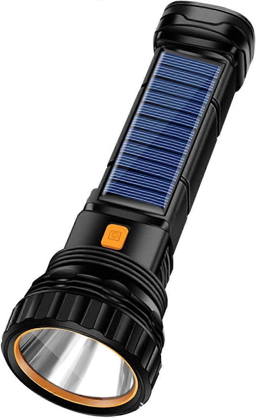 Solar/Rechargeable Multi Function 1000 Lumens LED Flashlight, with Emergency
